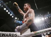 Saul "Canelo" Alvarez en una de sus últimas victorias sobre el cuadrilátero.
