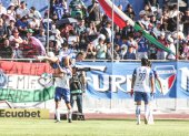 Toda la celebración de Luca Klimowicz que se mandó un doblete ante Liga de Quito,