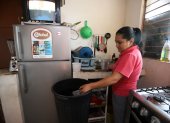 Pobladores de la Tola Chica 3 instalaron cisternas, donde almacenan agua para cocinar y asearse.