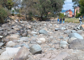 El río Tomebamba es el mayormente afectado con la sequía hidrológica que atraviesa la ciudad de Cuenca.