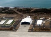 Vista aérea de la antigua Base militar de operaciones de Estados Unidos en Manta.
