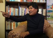 El expresidente de Bolivia, Evo Morales, durante una entrevista este 21 de septiembre en la localidad de Calamarca.
