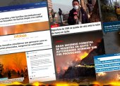 Cobertura internacional de los incendios forestales que azotan a Quito.