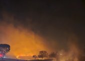 Daño. Se investiga el origen del incendio que causó daños en vegetación.