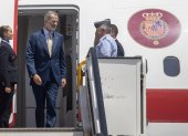 Santo Domingo. El rey Felipe VI a su llegada a la investidura del presidente de la República Dominicana.