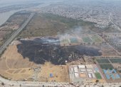 Diferentes vehículos se incendiaron este 26 de septiembre.