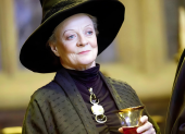 Smith interpretó a la profesora Minerva McGonagall.