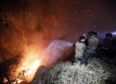 El gran flagelo superó la capacidad de los equipos locales, por lo que debieron contar con la ayuda de bomberos de otras ciudades