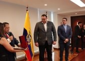 Los delegados del Ejecutivo eran Fernando Yávar (centro) y Pablo Defina Bucaram