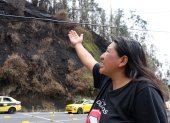Bolaños. Para los vecinos en este sector los árboles quemados y rocas ponen en riesgo al sector y a conductores de la av. Interoceánica