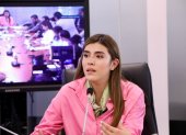 La jefa de bancada de ADN, Valentina Centeno, expresó su respaldo a Mónica Palencia, quien enfrenta el trámite del juicio político en la Asamblea.