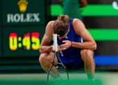 Zverev, actual # 3 del mundo, no pudo ante un Goffin por demás superior.