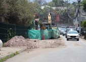 Molestia. Obras sin socialización ni planificación generan molestias y caos vehicular en horas pico en Cumbayá.