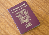 Así luce el pasaporte ecuatoriano.