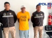 Proceso. Alias cerebro, líder de un grupo delictivo que se dedicaba el secuestro y extorsión, fue detenido el pasado 24 de septiembre en Panamá y llegó a Ecuador este 17 de octubre.