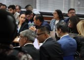Wilman Terán este lunes en el juicio del caso Metástasis.