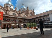 Imagen referencial de un sector del centro histórico de Cuenca.