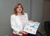 Autoridad. La Embajadora de la Unión Europea en Ecuador, Jekaterina Doródnova.