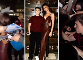 Tenso momento entre Tom Holland y los fans que rodeaban a Zendaya.