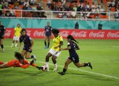 Jaslyn Valverde (c) lleva marcados dos goles con la Tricolor en la Copa del Mundo. Será la encargada de comandar la ofensiva en el exigente encuentro ante España.