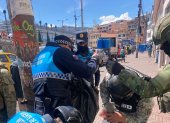 El operativo en Quito contó con agentes que son del Municipio, militares y policías.