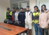 Los detenidos fueron trasladados hasta la UPC de Lasso.