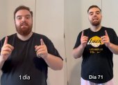 Fragmentos de videos en donde se compara el cambio físico del streamer Ibai Llanos.