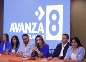 La asambleísta de Avanza, Lucía Pozo, anunció que ella junto a otros dirigentes del movimiento apoyan a Topic.