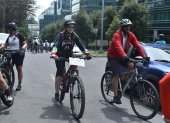 Este domingo se realizó una cicleada que busca justicia por Carla Barona, ciclista que murió tras ser atropellada