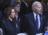 Fotografía de archivo del presidente de Estados Unidos, Joe Biden, y la vicepresidenta, Kamala Harris.