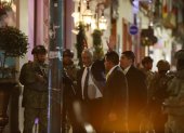 El presidente de Portugal, Marcelo Rebelo de Sousa, fue visto ingresando a uno de los hoteles del centro de Cuenca.