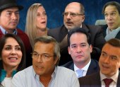 Estos son ocho de los diesicéis candidatos a la Presidencia del Ecuador.