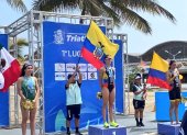 Elizabeth Bravo fue campeona en la categoría elite damas de la copa internacional, en Manta.