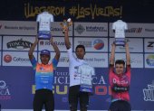Jhoffre Ibaquingo fue coronado como el monarca de la sub-23 (mejor juvenil) de la Vuelta al Ecuador 2024.