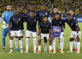 Seleccionado de Ecuador que enfrentó y ganó a Colombia en Barranquilla
