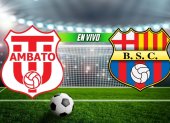 Técnico Universitario vs Barcelona en el estadio Bellavista de Ambato, por la fecha 14.
