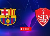 FC Barcelona vs. Brest en Champions League.