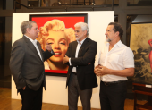 César Salmon, Eduardo López y Galo García.