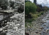 Así lucen los ríos en Cuenca.