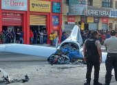 El accidente de la avioneta de la FAE se registró la tarde de este martes 26 de noviembre en La Libertad.