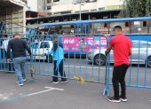 Las vallas metálicas fueron colocadas a lo largo de la avenida De Los Shyris, en el norte de Quito, para evitar desmanes por las fiestas de Quito.