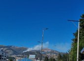 Los incendios forestales en las laderas del Pichincha se pueden observar desde sectores del norte, como El Condado, Carcelén, etc.