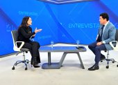 La ministra de Energía (encargada), Inés Manzano, en entrevista este 3 de diciembre de 2024.