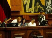 La presidenta de la Asamblea, Viviana Veloz, en una de las últimas sesiones.