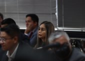 Maribel Barreno durante el juicio por el delito de obstrucción a la justicia.
