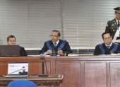 Autoridad. Los conjueces temporales Olavo Hernández, Hernán Barros y Edison Cantos llegaron a la CNJ el 27 de noviembre, designados por la Judicatura.