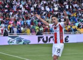 Álex Arce abre el marcador para Liga de Quito en la final ante Independiente del Valle