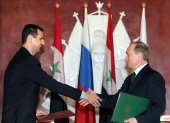 ARCHIVO. Al Asad y Putin son aliados y han colaborado juntos en misiones militares.