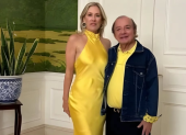 Annabella Azín junto a su esposo Álvaro Noboa.
