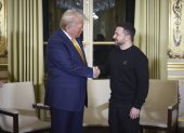 Trump, Zelenski y Macron se reunieron en una cumbre "imprevista"